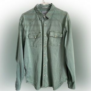 Vintage Lucky Brand Pearl snap